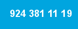 924 381 11 19